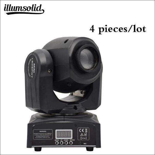 

effects mini beam led 10w moving head light high brightness disco 4pcs/lot