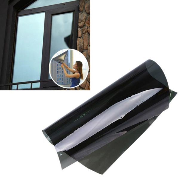 

window stickers glass film paper one-way transparent home sunscreen shading heat sunshade architectural (50 * 300cm)