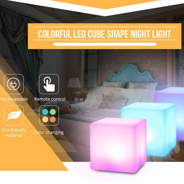 

lawn lamps 2021 original chair cube seat led light waterproof rechargeable lights remote control bar home garden party event decor