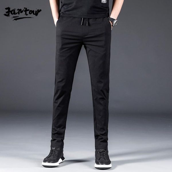 

brand men pants casual mens business male trousers classics mid weight straight black full length fashion breathing pant men's