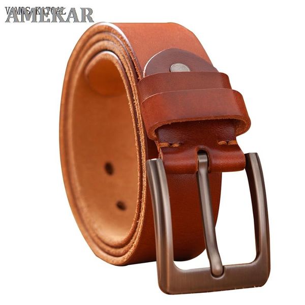 

belts leather cowhide belt fashion genuine men alloy buckle strap for male wide cinto masculino luxury cummerbund, Black;brown