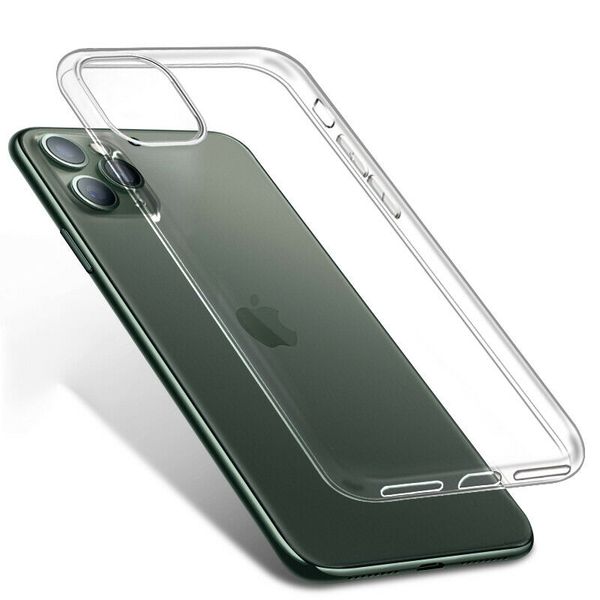Premium Ultra Thin Clear Phone Cases For Apple iPhone 13 12 11 Pro Max XR XS X SE 6 7 8 Plus Samsung Note 20 S20 S21 A22 A32 Soft TPU Silicone Case Transparent Mobile Cover