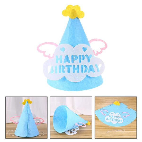 

party hats 10pcs lovely birthday cone cloth baby