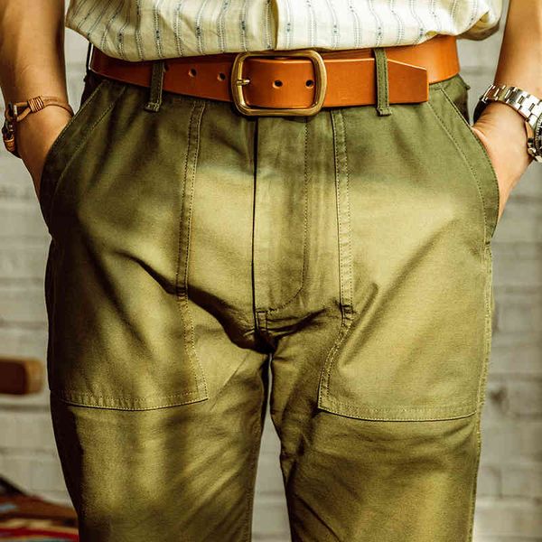 

pants made red 8oz og-107 baker legged casual olive green male breeches, Black