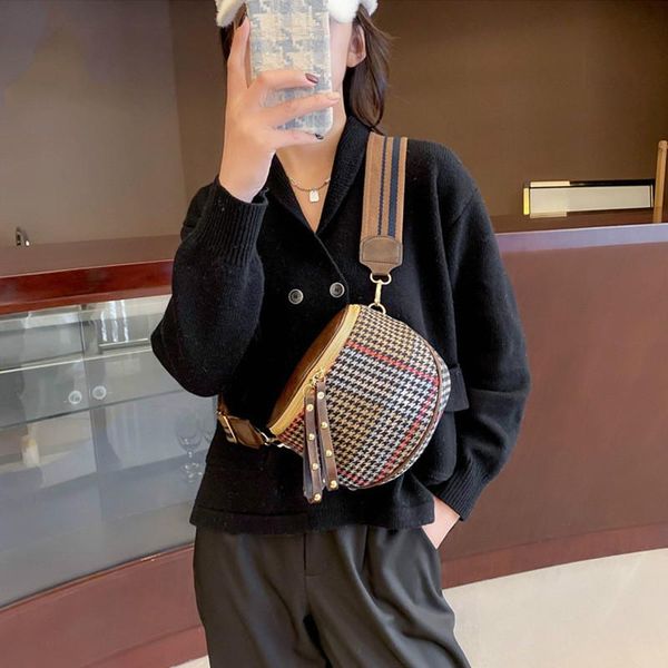 

evening bags women bag korean fashion wool pu vintage geometric zipper soft shoulder pures and crossbody