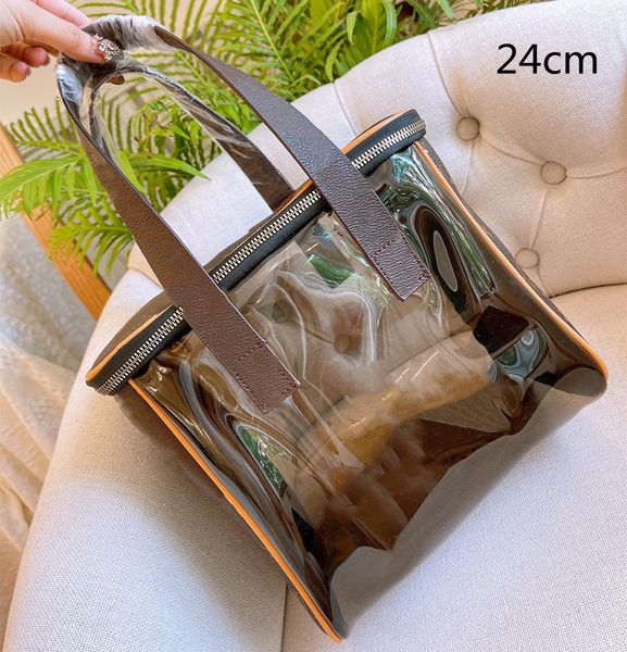 

fashion designers clear cosmetic bags jelly cosmetics cases toiletry kits luxury handbags purses small shopping bag printed flower252k