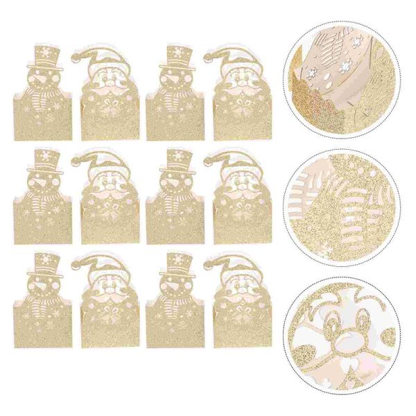 

gift wrap 20pcs festive xmas candy packing box folding golden packaging