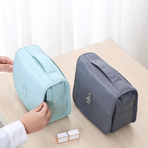 

storage boxes & bins travel cosmetics makeup women's cosmetic bag beauty box bathroom skincare organize container brushes supplies jewe