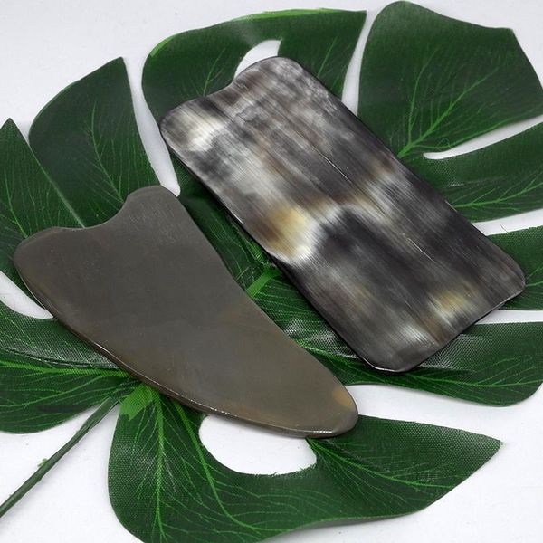 

massage gun tontin big size 100% ox horn beauty healthcare scraping guasha plate