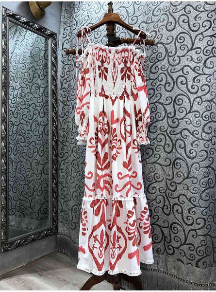 

dresses arrival long spring summer designer fashion women spaghetti strap vintage print blue pink green maxi, Black;gray