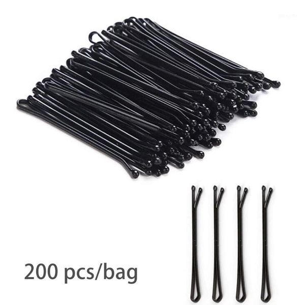 

pieces black hairpins metal wave shaped for all hair types hairpin simple broken clip1