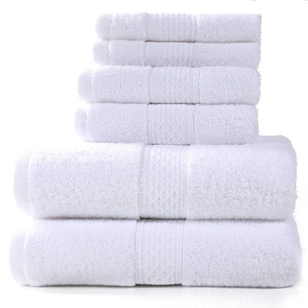 

towel luxury white towels bathroom set,2 large bath towels,2 hand washcloths soft cotton highly absorbent thick beach