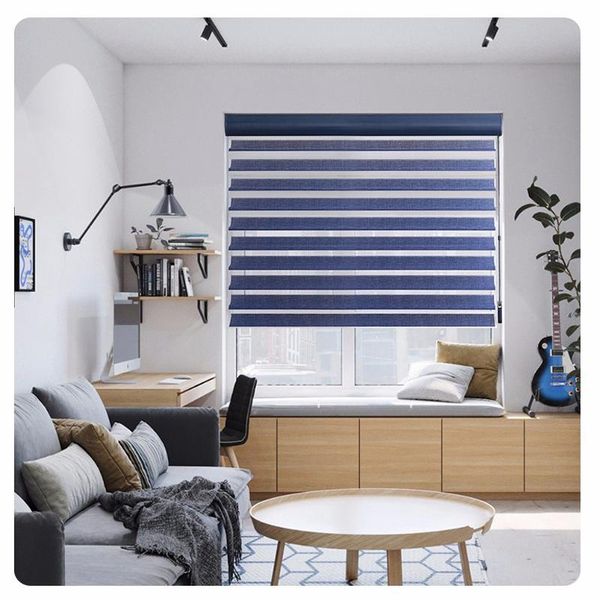 

quality manual shangri-la blinds for windows dust proof roller beads rope home office window treatments custom size