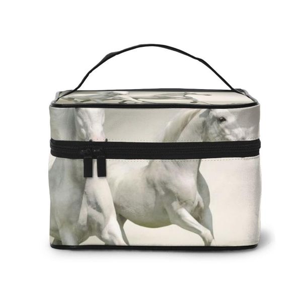 

multi-function travel organizer bag white horse women cosmetic beauty makeup toiletry wash bags & cases