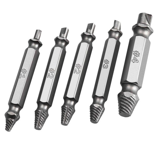 

guide 5 pgs/set guide to joint drill extractor damaged bolt extractor broken speed easy outside the prisoner screw removing tool