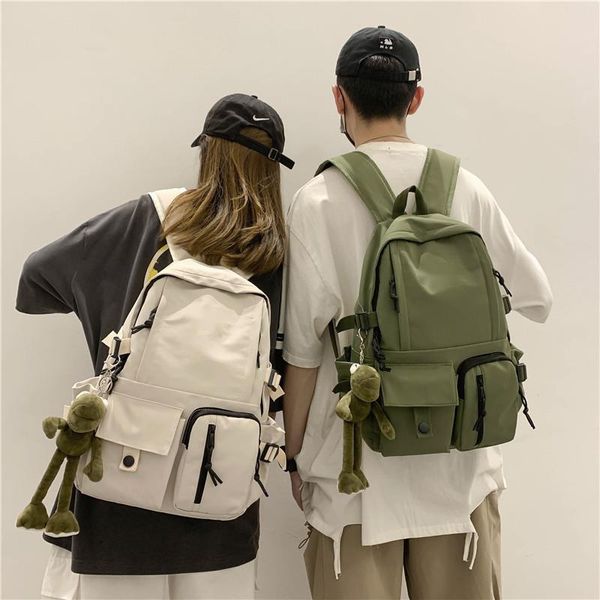 

backpack 2021 korean junior high school student schoolbag harajuku college style computer men and women