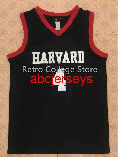 

men women youth #4 jeremy lin vintage basketball jersey stitched custom any number name jerseys ncaa xs-6xl, Black