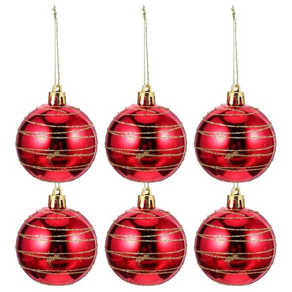 

party decoration 1 set 6 pcs 6cm christmas tree decorations creative pendants