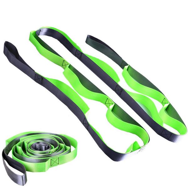 

yoga stretch belt nylon lengthened band posture pull up a word marathon split rope elastic slimming beautiful leg resistance bands