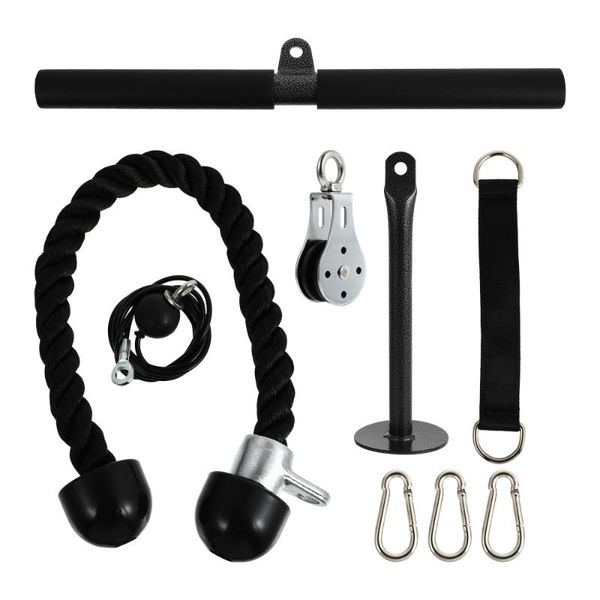 

accessories 1 set tricep trainer pulldown exerciser fitness device heavy duty pulley system