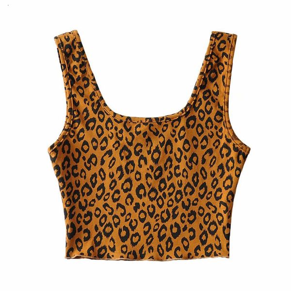 

tanks springtime new style zebra leopard u-neck sports tank vest women's vintage navel slim short t-shirt chic female, White