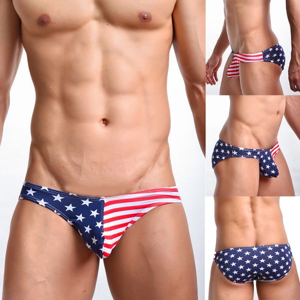 

mens boxer stars stripes underpants men's american flag printed boy underwear majtki #r20, Black;white