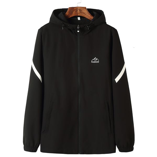 

men's jackets spring autumn men casual plus size male outwear zipper thin coat brand clothing 8xl 7xl 6xl 5xl la0e, Black;brown