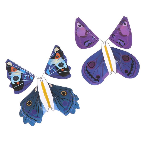 

1pcs magic flying butterfly little magic tricks funny surprise joke toys for children surprising toys