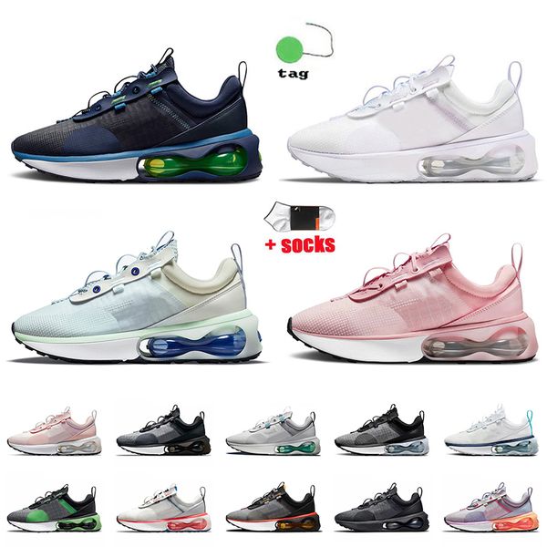 

originals 2022 fly knit mesh max 2021 mens women cushion running shoes triple black iron grey obsidian pn dust off barely green tennis sneak