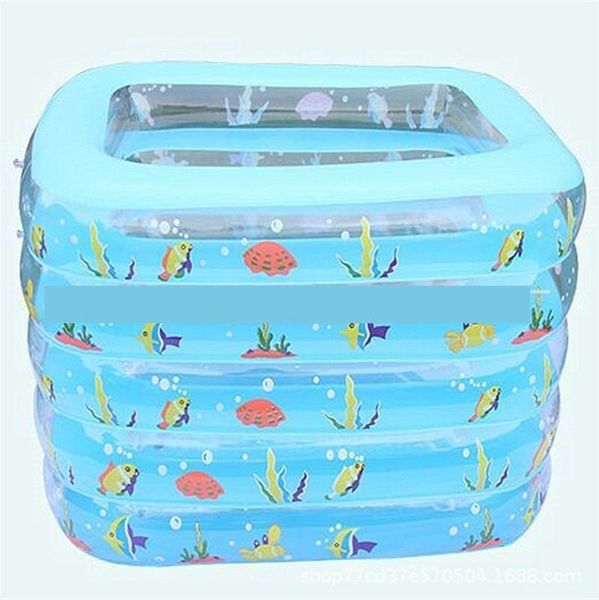 

pool & accessories children's toy bathing square inflatable baby bathtub environmental pvc supplies infant swimming
