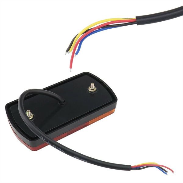 

slights tail light trailer universal 12 led brake left & right emergency