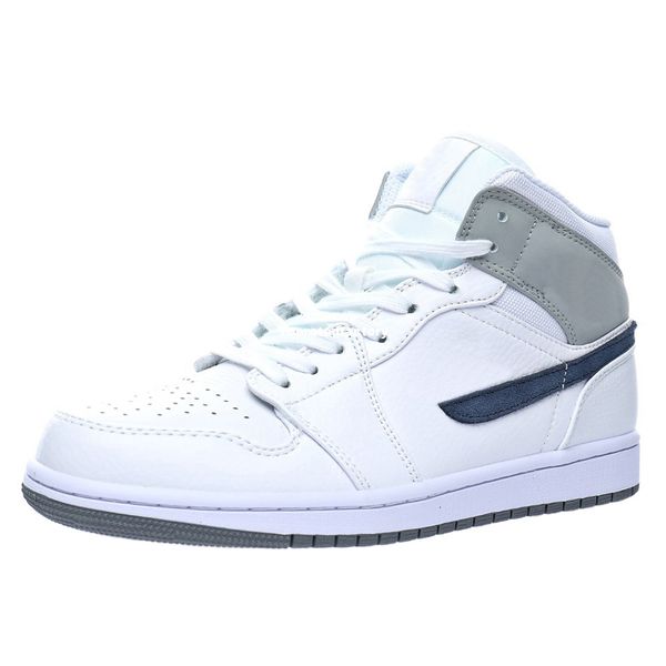 

jumpman mid basketball shoes for men sports shoe mens skate boots women skateboard boot womens sneakers dr8023-100, White;red