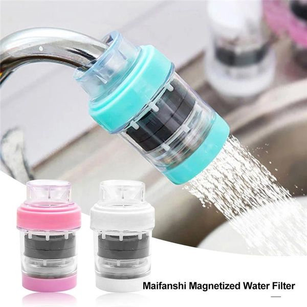 

pcs kitchen bubbler water filter tap household magnetizing purifier lonizer for active carbon shower faucets
