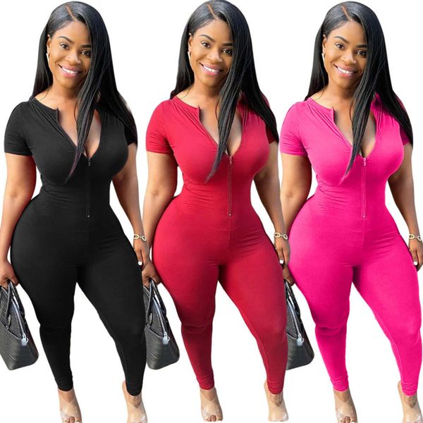 

ly9266 women's fashion solid color bodysuit, Black;white