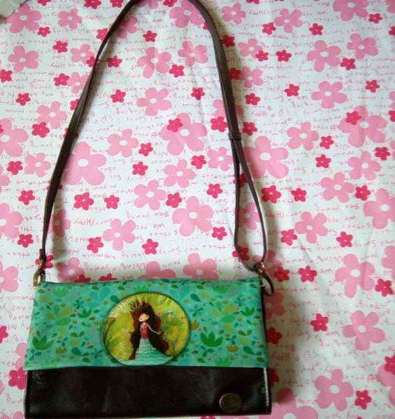 

fashion european pu printing shoulder dinner diagonal makeup bag