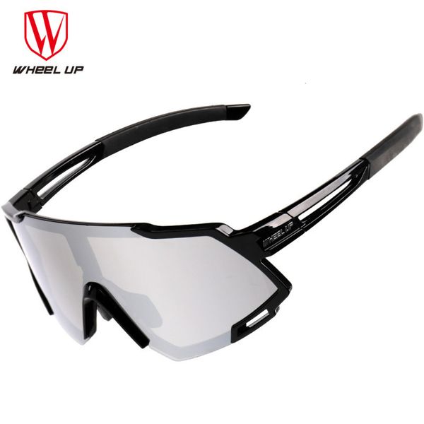 

wheelup trend cycling sports glasses outdoor fishing polarized sunglasses, White;black