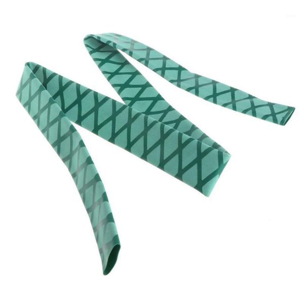 

protect cover fishing rod use practical absorb sweat delicate rhombus pattern handle sleeve racket durable non slip heat shrink boat rods