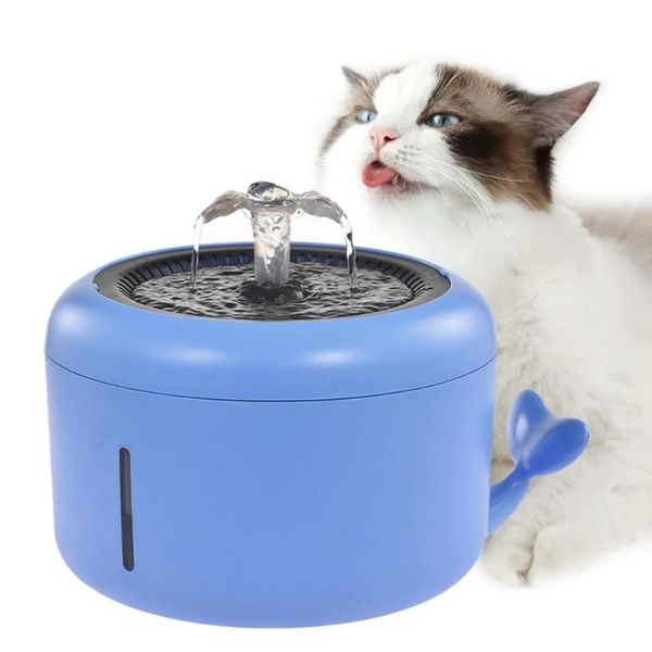 

cat bowls & feeders 2.3l pet dog water fountain electric automatic safe drinking filter dispenser drinker