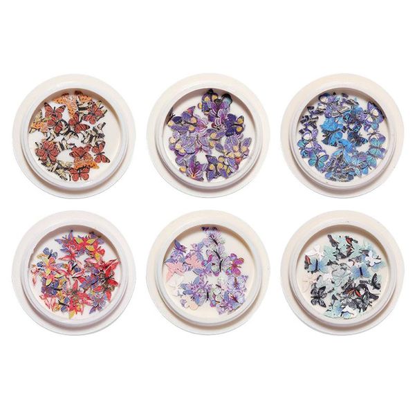 

nail art decorations 6 boxes stickers decals charms decor, Silver;gold
