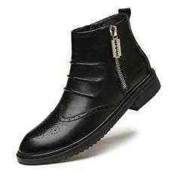 

tangzuo 9185 bullock, 9186 smooth upper leather shoes batch 36-47, Black