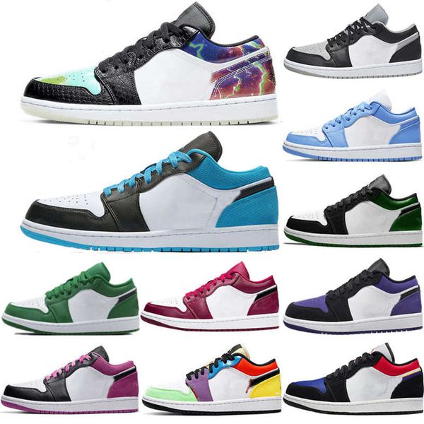 

arrival men women 1 low basketball shoes jumpman qs lance mountain unc 3 court purple triple black white stylist sneakers with box