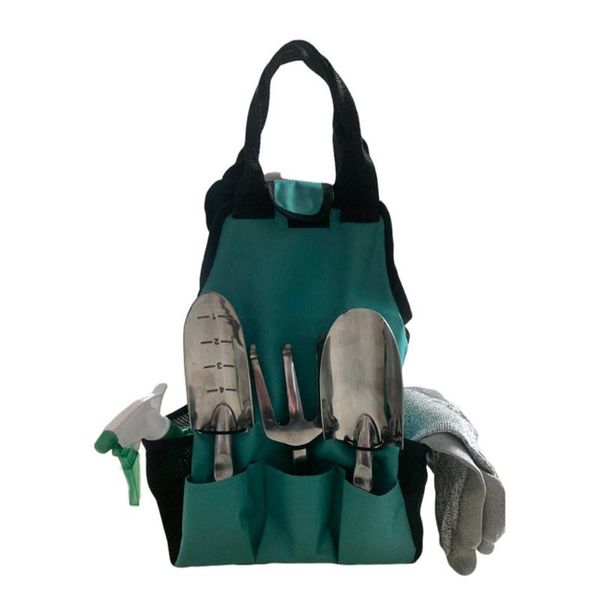 

storage bags multi-pocket garden tools organizer tote shovels rakes screwdrivers bag portable gardening working tool
