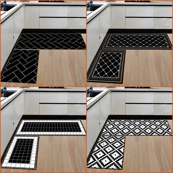 

carpets kitchen mat anti-slip waterproof bathroom carpet home entrance door rug floormat hallway decoration crafts