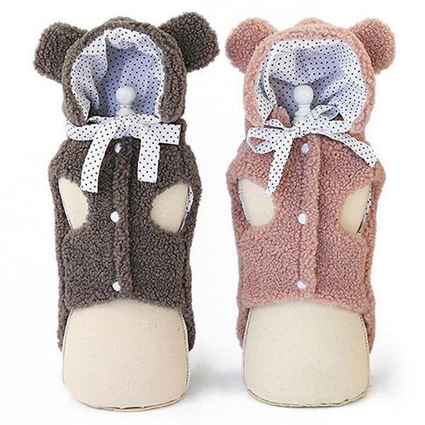 

dog apparel style sweatshirt cartoon print button closure puppy pullover pet supplies for teddy products