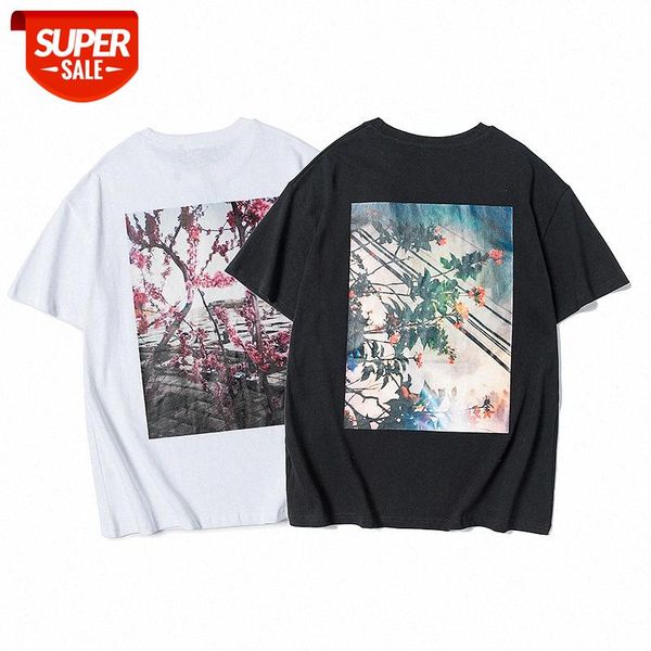 

fog eentials street brand back print round neck short sleeves #pn3b, White;black