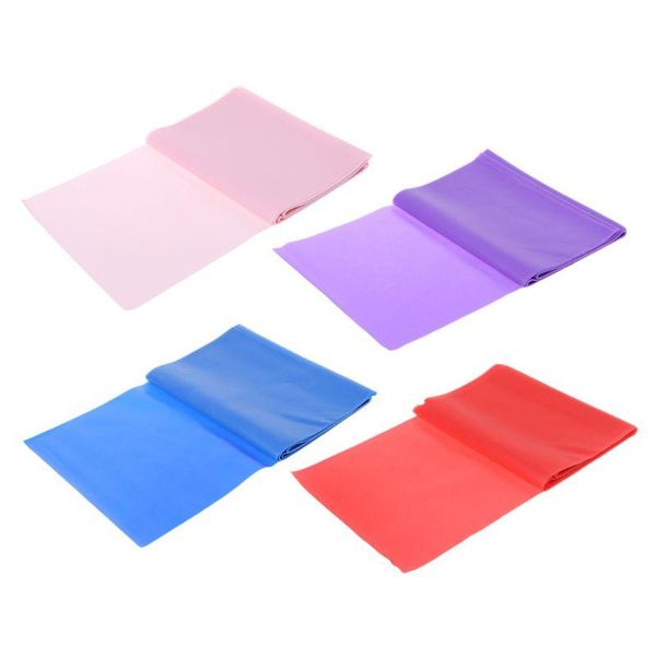 

2m yoga pilates exercise rubber stretch band arm leg back fitness gym training for fitness, rehabilitation, resistance bands