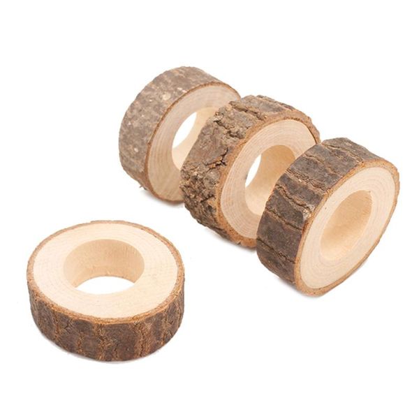 

napkin rings 7pcs wooden creative holders serviette buckles for dinner party