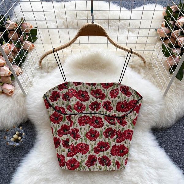 

women's tanks & camis crop women spaghetti strap tank woman printing for womens off shoulder omighty sleeveless camisole 2021, White