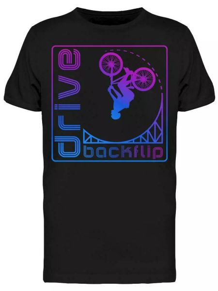 

drive, backflip tee men's -image by shutterstock, White;black