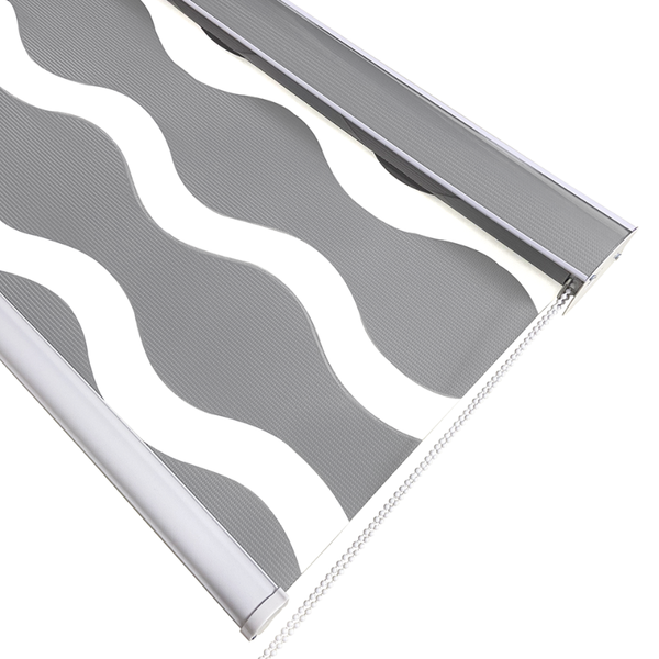 

blinds custom made zebra wave sharp light filtering horizontal roller style